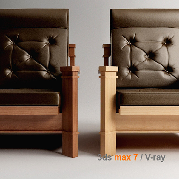 frank lloyd dana obj - Dana-Thomas Recliner by lajhar